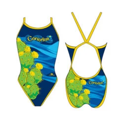 BAÑADOR NATACION MUJER CANARIAS CACTUS (REVOLUTION)