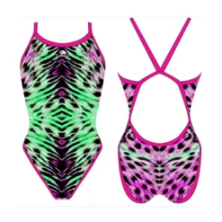 BAÑADOR NATACION MUJER GREEN ANIMAL (REVOLUTION)