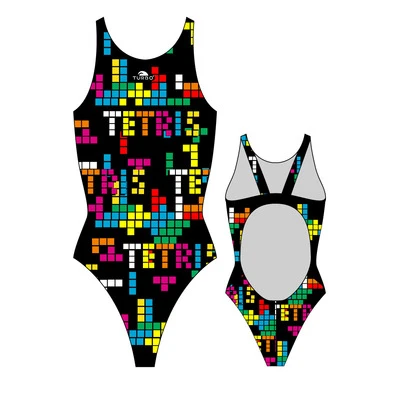 BAÑADOR NATACION MUJER TETRIS 3 BAÑADOR NATACION MUJER TETRIS