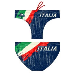 BAÑADOR WATERPOLO NIÑO ITALIA VINTAGE FLAG