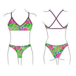 BIKINI MARE NIÑA KING FLOWER
